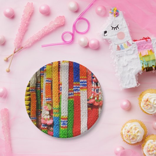 Phuang Maalai -タイの花の花輪 ペーパープレート (パーティー)