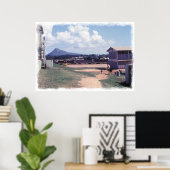 PhuCat AFBベトナム1968プリント ポスター (ホームオフィス)