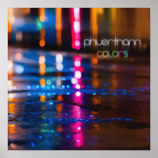 Phuerthann "Colors"アルバムアート ポスター