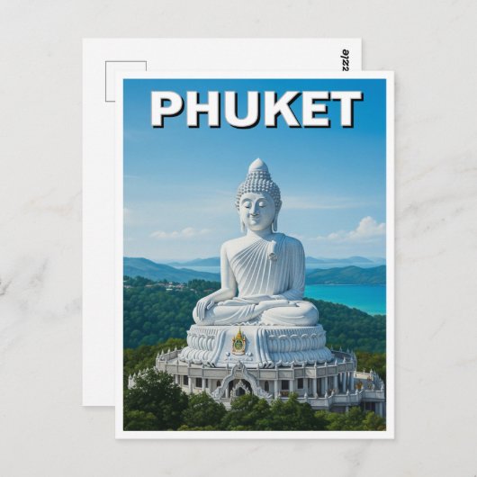 Phuket Big Buddha Thailand ポストカード (正面/裏面)