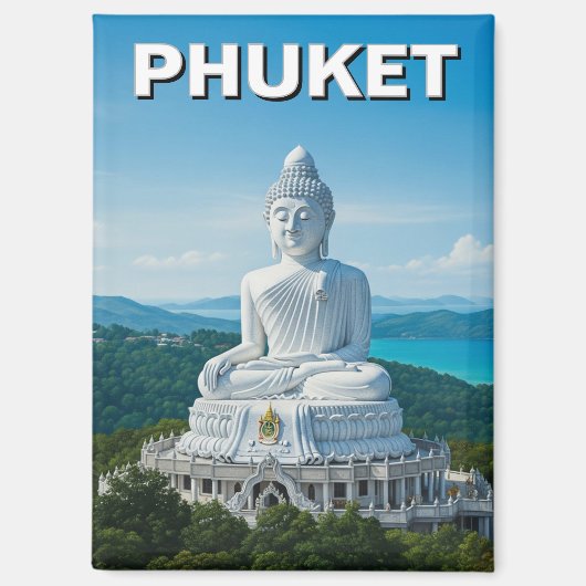 Phuket Big Buddha Thailand マグネット (正面)