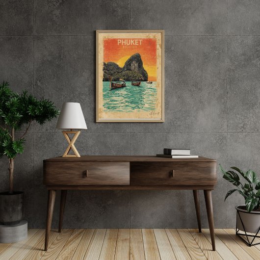 Phuket Paradise – Vintage Thailand Travel  ポスター