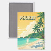 Phuket Patong Beach Thailand Travel マグネット (正面/裏面)