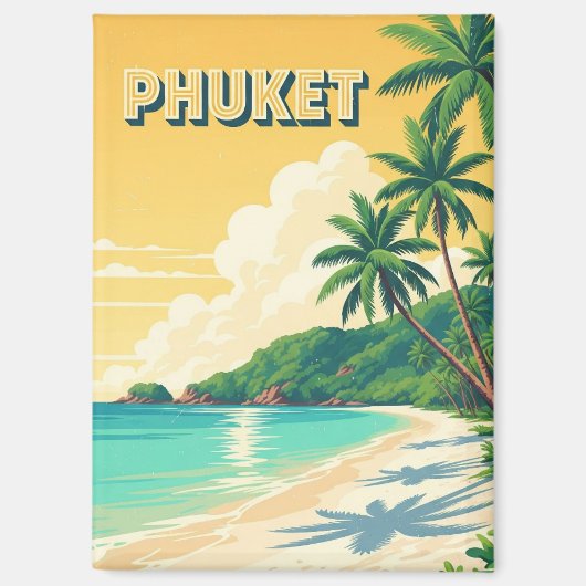 Phuket Patong Beach Thailand Travel マグネット (正面)