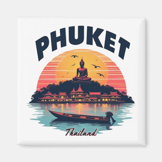 Phuket thailand マグネット (正面)