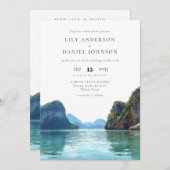 Phuket Thailand Destination All In One Wedding 招待状 (正面/裏面)