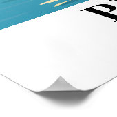 Phuket Thailand Vintage Tropical Island Travel Art ポスター (角)