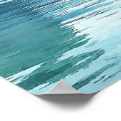 Phuket Thailand Wedding Welcome Sign ポスター (角)