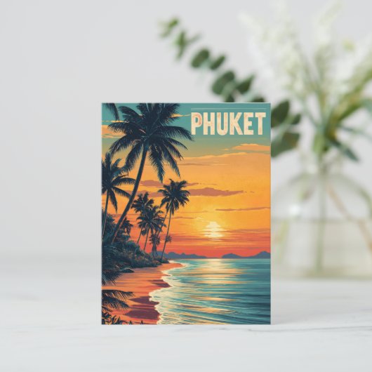 Phuket vintage ポストカード (スタンド正面)