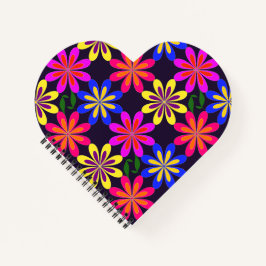 Phunktanicals by Mimma Heart Shaped Notebook ノートブック