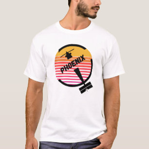PHXフェニックスフェニックスエアポート,アリゾナ – レトロ飛行機 Tシャツ