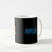 Phyllisのハイビスカスのカスタマイズ可能なマグ コーヒーマグカップ (正面右)