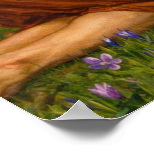 Phyllis and Demophoön by John William Waterhouse ポスター (角)