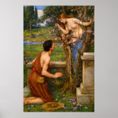 Phyllis and Demophoön by John William Waterhouse ポスター (正面)
