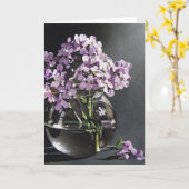 Phyloxの挨拶状が付いている静物画 カード (黄色い花)