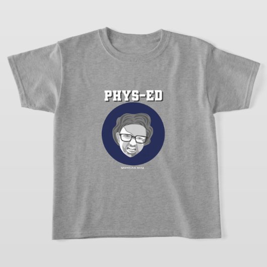 PHYS EDシャツ2024 – 子供のサイジング Tシャツ (レイダウン)