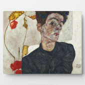 Physalisのセルフポートレート | Egon Schiele | フォトプラーク (正面)