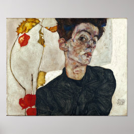 Physalisのセルフポートレート | Egon Schiele | ポスター
