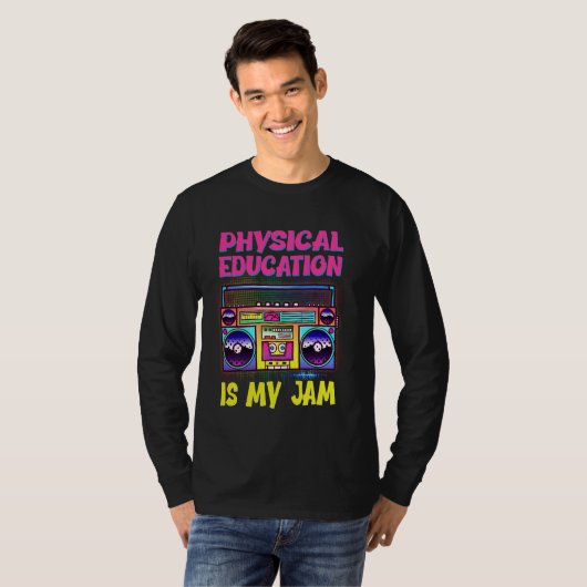 Physical Education is My Jam PE先生Anguati Tシャツ (正面フル)