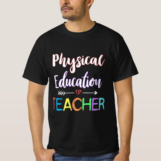 Physical Education Teacher School PE Teacher Fitne Tシャツ (正面)