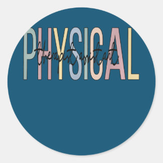Physical Therapist Assistant Boho PTA ラウンドシール