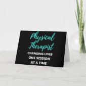 Physical Therapist Changing Lives One Session カード (正面)