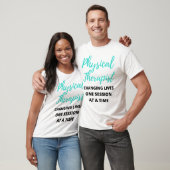 Physical Therapist Changing Lives One Session 2 Tシャツ (ユニセックス)
