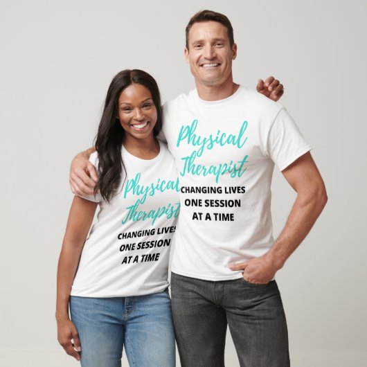 Physical Therapist Changing Lives One Session 2 Tシャツ (ユニセックス)