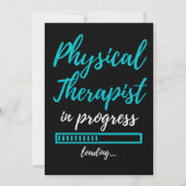 Physical Therapist In Progress サンキューカード (正面)