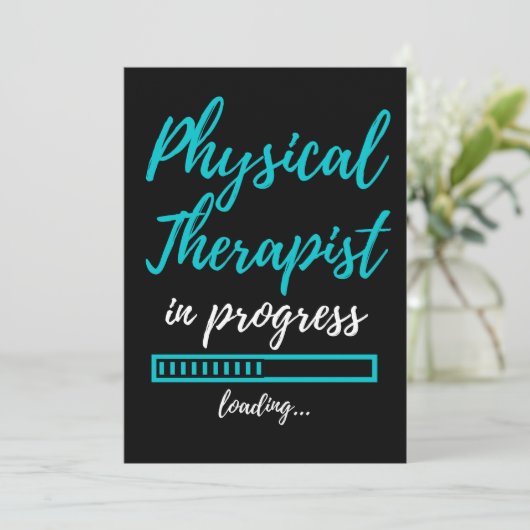 Physical Therapist In Progress サンキューカード (スタンド正面)