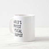 Physical Therapist Mug Funny PT Gift コーヒーマグカップ (正面左)