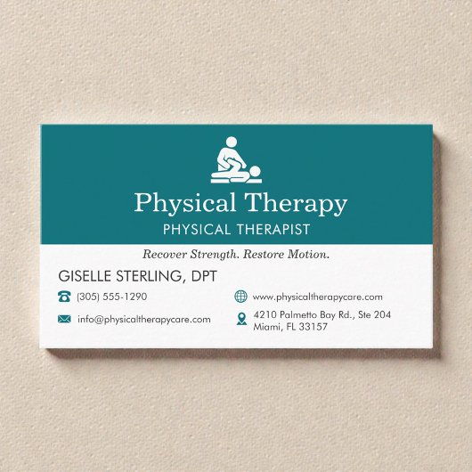 Physical Therapist PT Doctor 名刺