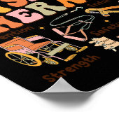 Physical Therapist Pt Pta Fall Thanksgiving Physic ポスター (角)