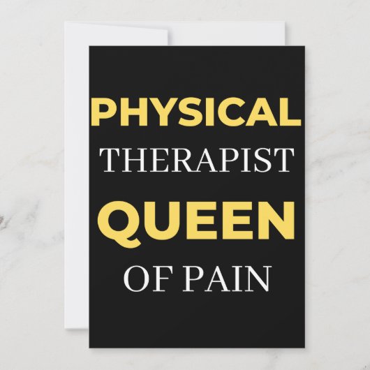 Physical Therapist Queen Of Pain サンキューカード (正面)