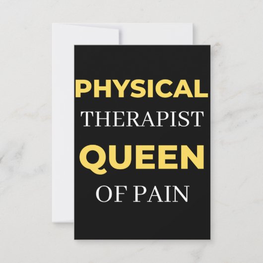 Physical Therapist Queen Of Pain サンキューカード (正面)