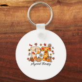 Physical Therapist Shirt Pt Fall Thanksgiving Autu キーホルダー (正面)