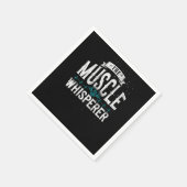 Physical Therapist The Muscle Whisperer スタンダードカクテルナプキン (角)