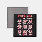 Physical Therapy Cute Candy Heart Valentines Pt Th マグネット (正面/裏面)