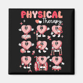 Physical Therapy Cute Candy Heart Valentines Pt Th マグネット (正面)
