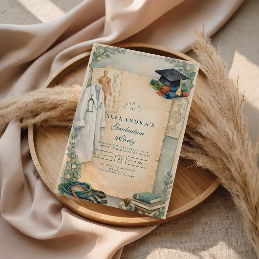 Physical Therapy Graduation 招待状