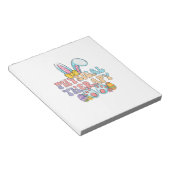 Physical Therapy Happy Easter Bunny Eggs PT Therap ノートパッド (アングル)