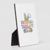 Physical Therapy Happy Easter Bunny Eggs PT Therap フォトプラーク (側面)