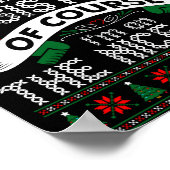 Physical Therapy Istant On Nice List Christmas  ポスター (角)