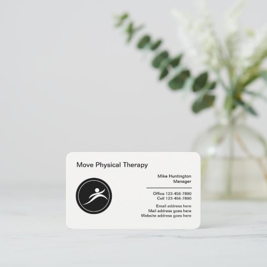 Physical Therapy Medical Logo Template 名刺 (スタンド正面)