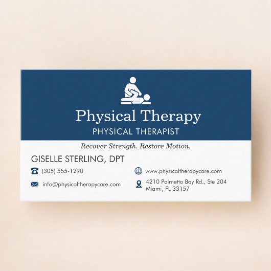 Physical Therapy Office 名刺