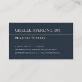 Physical Therapy Office Appointment Reminder 予約カード (正面)