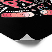 Physical Therapy Pt Valentine Heart Shape Physical ポスター (角)