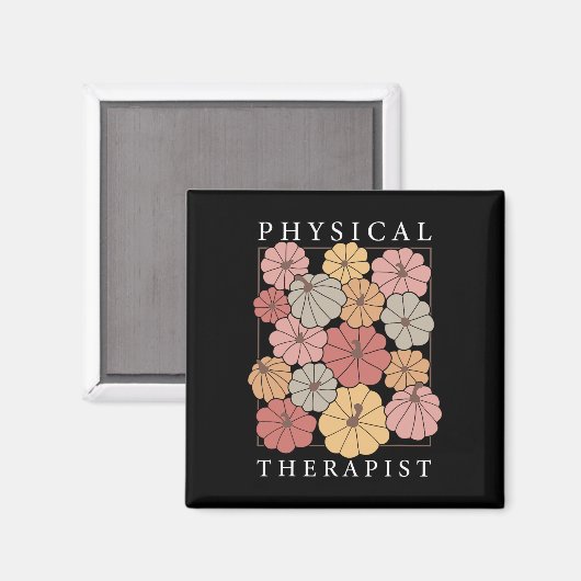 Physical Therapy Pumpkin Fall Pt Therapist Thanksg マグネット (正面/裏面)