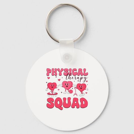 Physical Therapy Squad Valentines Day Pt Pta Vale  キーホルダー (正面)
