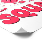 Physical Therapy Squad Valentines Day Pt Pta Vale  ポスター (角)